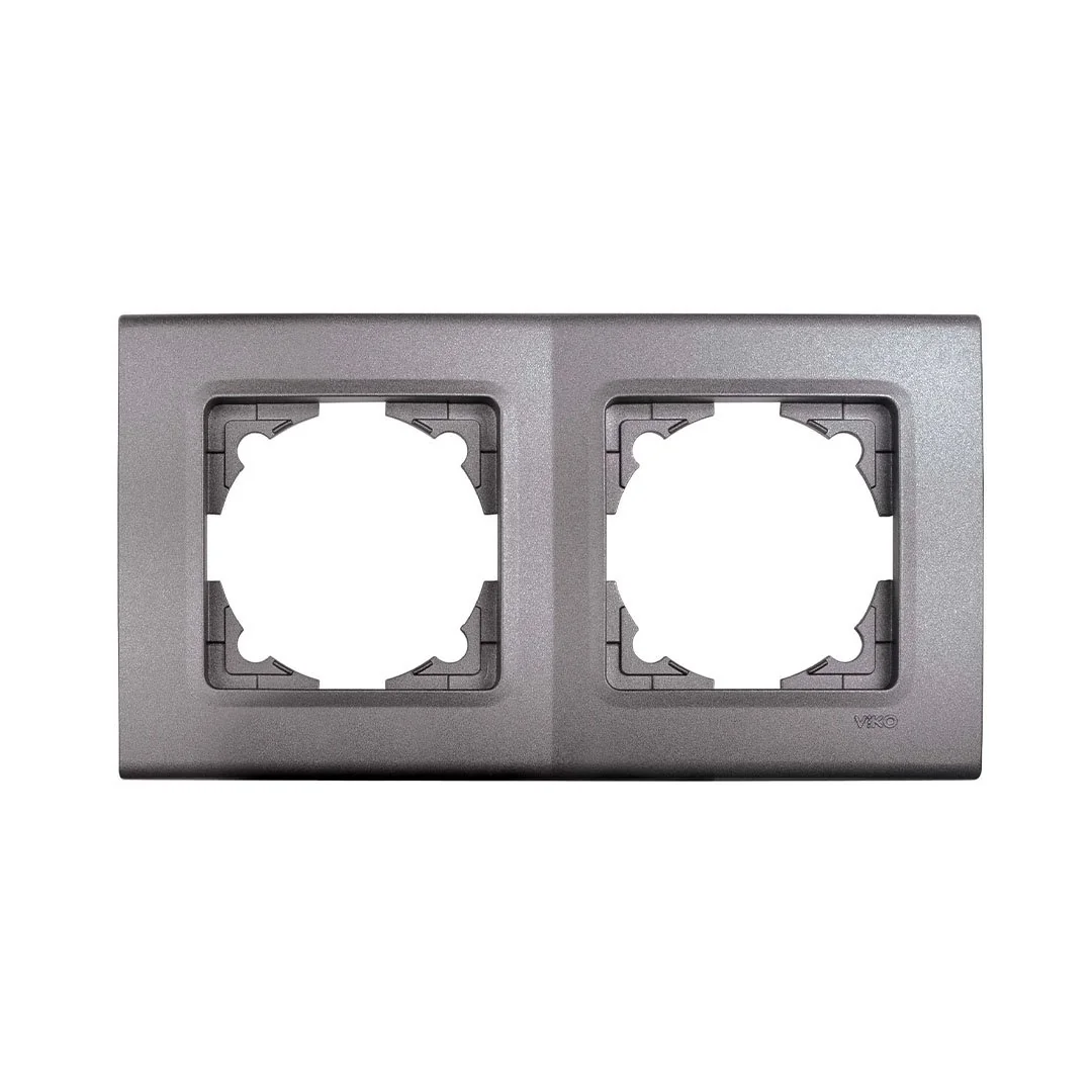 VİKO LİNNERA LİFE GRANİT GRİSİ İKİLİ ÇERÇEVE