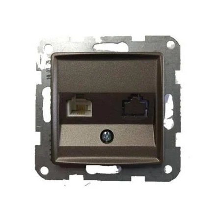  Viko Linnera Life Antrasit Cat6 (Jaksız) Mekanizma 