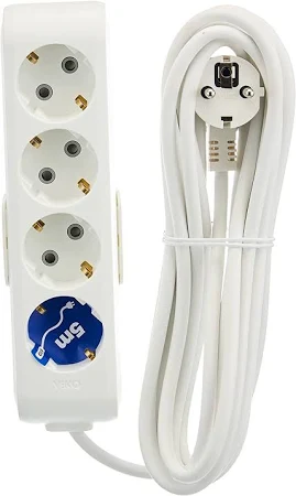 Viko Multi-Let 4lü Topraklı 5 Metre Priz