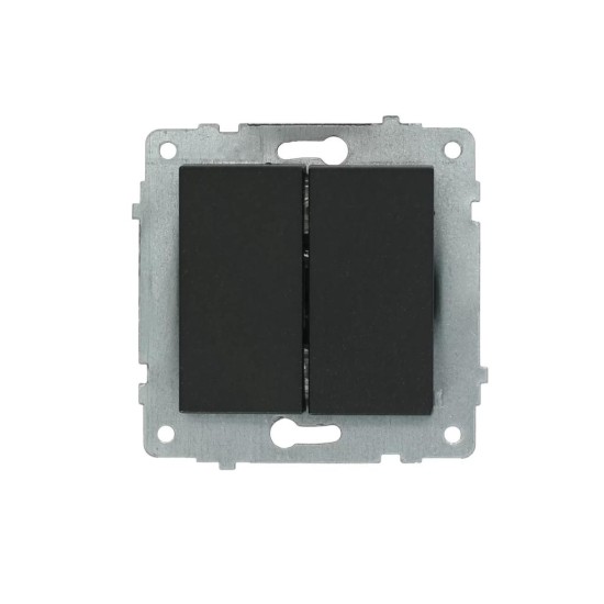 OVİVO METALİK SİYAH KOMÜTATÖR ANAHTAR  MEKANİZMASI 