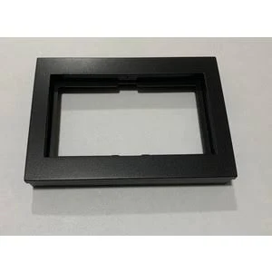 OVİVO METALİK  SİYAH İKİLİ TOPRAKLİ PRİZ ÇERÇEVE