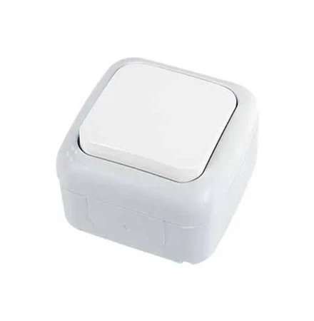 VİKO PALMİYE SIVA ÜSTÜ ANAHTAR-BEYAZ 