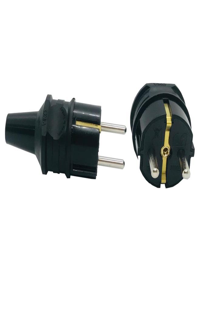 ARS TOPRAKLI MONOFAZE ERKEK FİŞ SİYAH DÜZ TİP