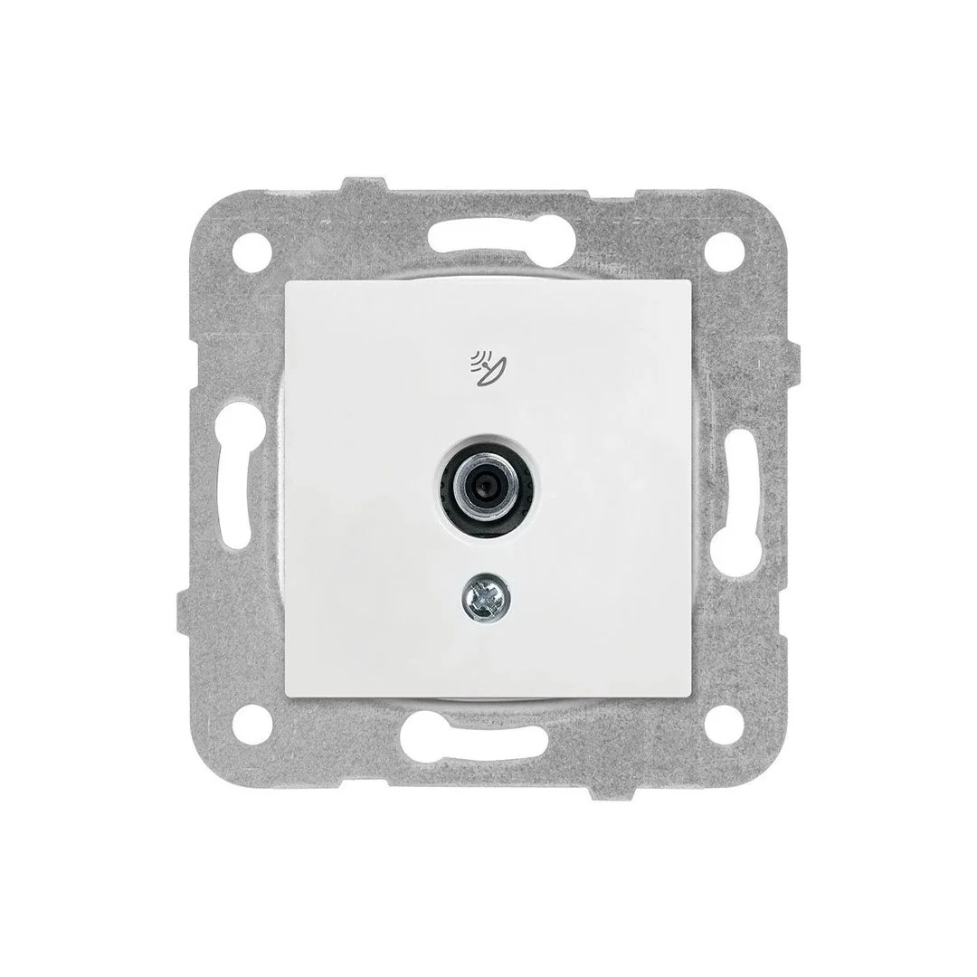 Viko Karre Beyaz Uydu Prizi F Konnektörlü Sonlu Mekanizma 