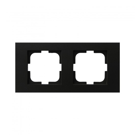 OVİVO METALİK SİYAH İKİLİ  ÇERÇEVE