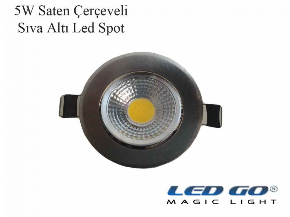 FUJİ 5W COBLED DOWNLIGHT SATEN KASA 6500K