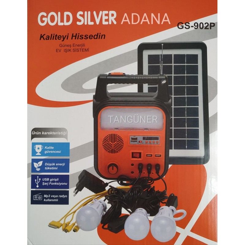 GOLDSİLVER GS-885 5W GÜNEŞ ENERJİLİ APLİK