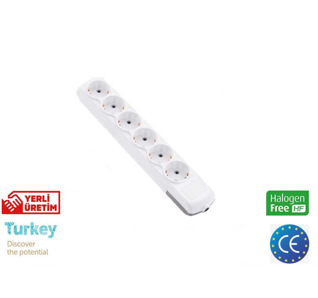 NİLSON 6'LI KLEMENSLİ GRUP PRİZ